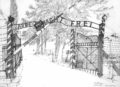 Auschwitz gate 